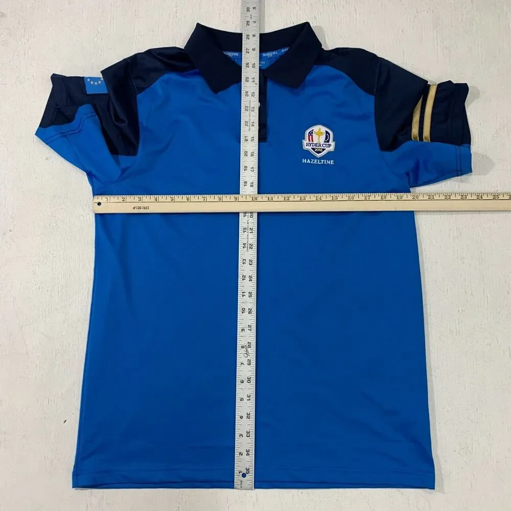 Hazeltine 2016 Golf Tournament Polo Shirt Womens M Medium Short Sleeve Stretch
